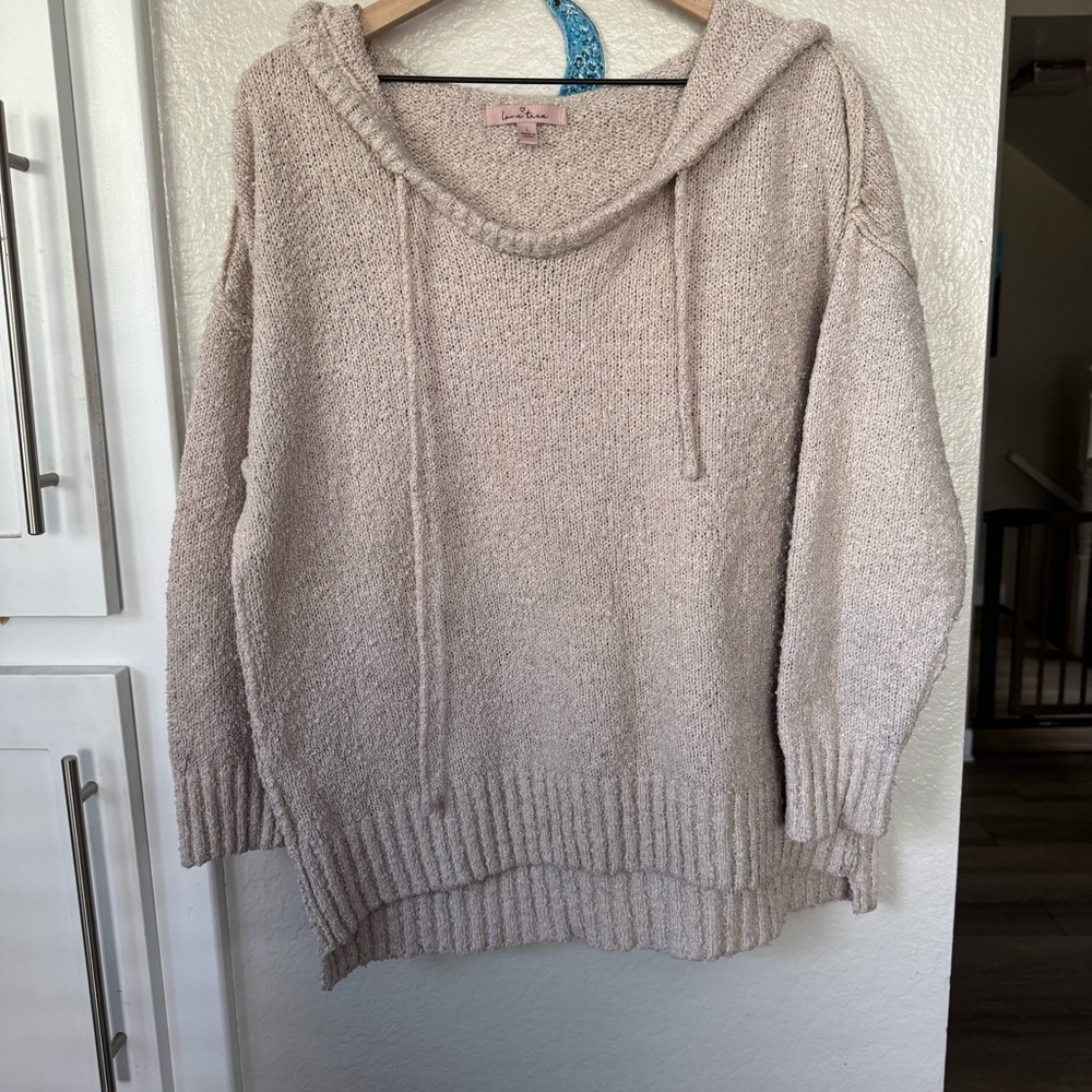 Cozy Cream Hooded Sweater